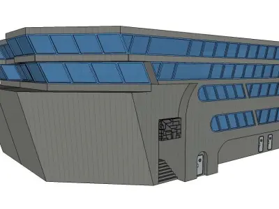 Ship cabinet 2 Free 3D model