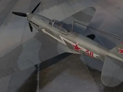 Yakovlev Yak-1B 3D model