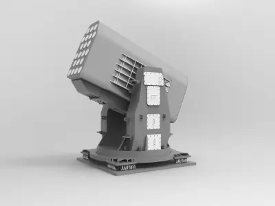 RIM gun ship RIM-116 Rolling Airframe Missile 3D print model