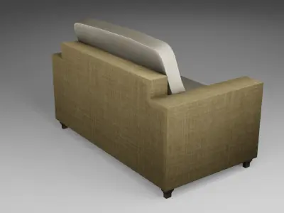 Garden Seat Low-poly 3D model purchase