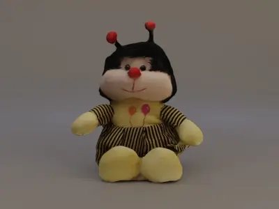 Plush Bee 3D model