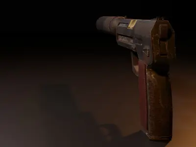 USP GUN Free low-poly 3D model