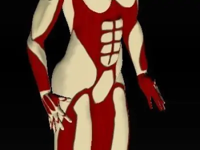 Titan Hembra Low-poly 3D model