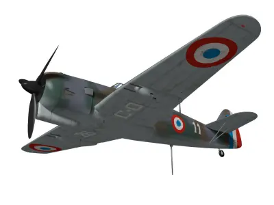 Koolhoven FK58 3D model