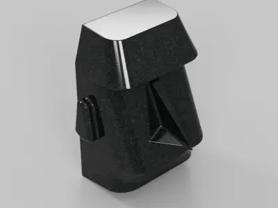 Moai Stone 3D model