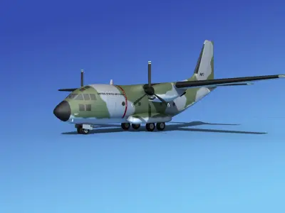 Alenia C-27A Spartan USAF 2 3D model