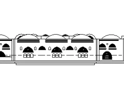 Women healthcare center Vernacular architecture style 3D model