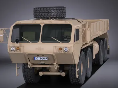 Oshkosh Hemitt A4 Cargo Truck 3D model