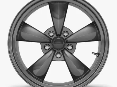  Bullit Wheel Rim 3D model