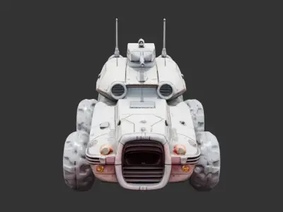 Hover Jet Skimmer Tank 3D model