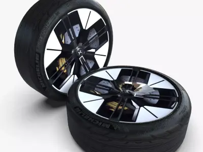 D1 Wheelrim Maresal3d Low-poly 3D model