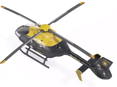 Airbus Helicopter H135 Police 3D model
