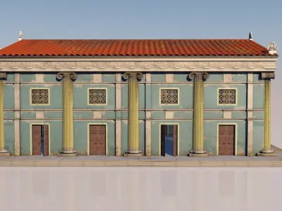 Classical greek building 3D model