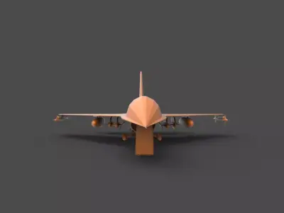 XJ1-1 fighter jet 3D print model