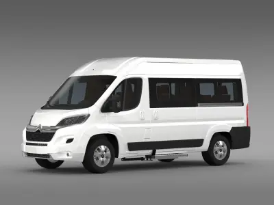 Citroen Jumper Combi L2H2 2017 3D model