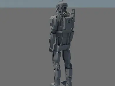 Elysium Robot Free 3D model