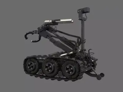 Tank Robot 3D model