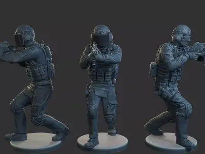 Tactical Gear GSG 9 TG1 006 3D print model