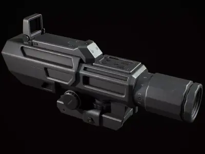 NCstar Ado Scope Low-poly 3D model