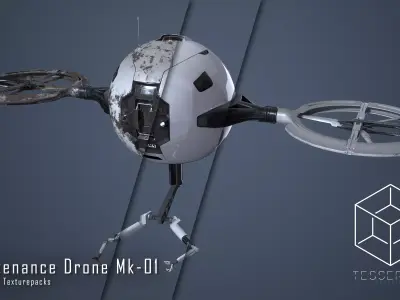 Maintenance Drone Mk1 Pack 3D model