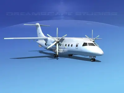 Dornier Do-328-130 Unmarked 2 3D model