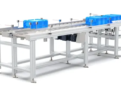 Horizontal Return Drum Line 3D model