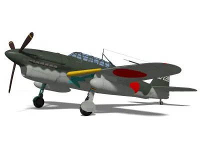 Kugisyo D4Y2S Suisei Type12Bo Judy 3D model