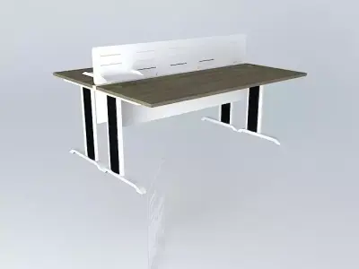 2-MAN WORKSTATION 1800x1550x750mmH Free 3D model