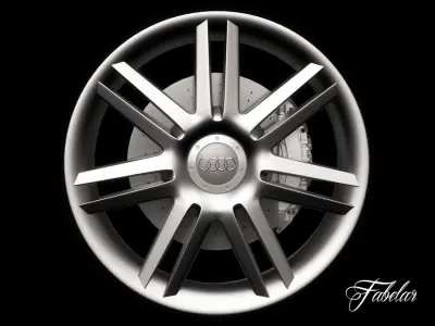 Audi A3 rim 3D model
