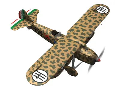 Fiat CR 32 - Italy Airforce - 358 Squadriglia 3D model