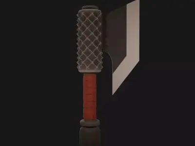 Berserkers axe 1 Low-poly 3D model