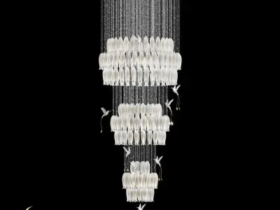 Chandelier Sagarti Alba Grand 110 320h 3D model