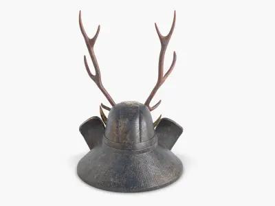 Samurai Helmet 3D model