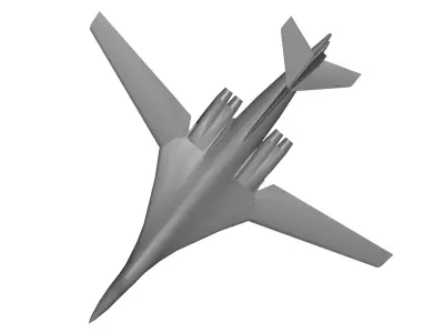 Tupolev Tu-160 3D model
