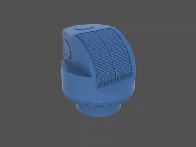 Yamato control tower - Commercial license - 1-100 scale 3D print model