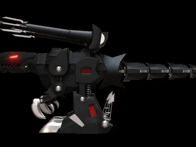 DINOSAUR ROBOT Low-poly 3D model