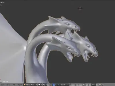 Dragon Base Mesh Free low-poly 3D model