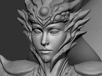 Spider Queen Monsters 3D model