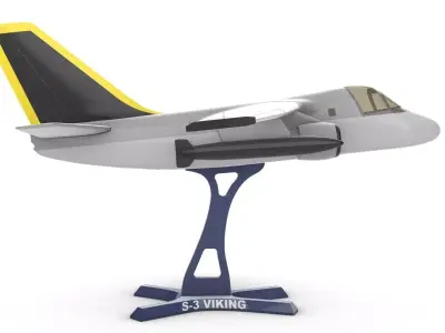 S-3 Viking 3D print model