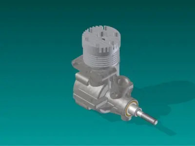 Motor Glow Plug 3D model