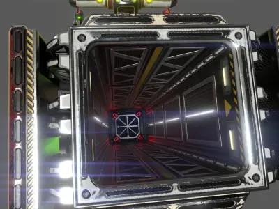 SX Imperial Cruise Missile Laucher 3D model