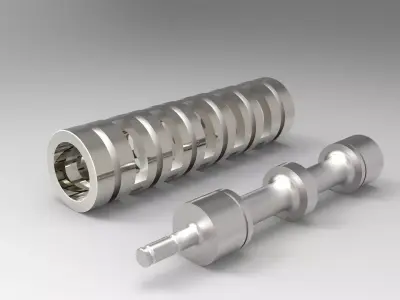 Spool Valve Free 3D model