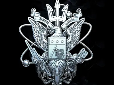 Eagle emblem 3D print model