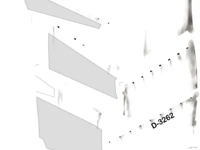 Airplan boeing jumbo jet animation 3D model