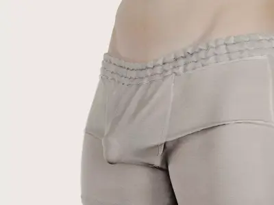 3D male penis scan Blend Shape 07 3D model