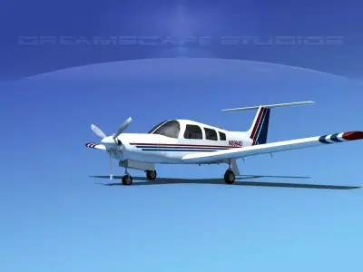 Piper PA-28R-201 Arrow III V11 3D model