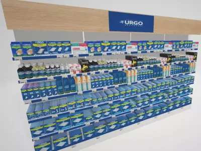 Pharmacy material 3D model