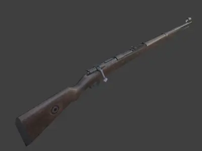 kar98 gun Low-poly 3D model