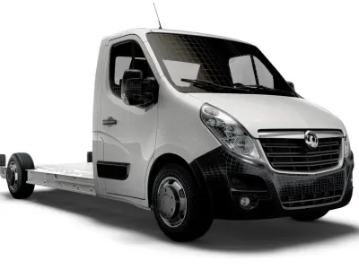 Vauxhall Movano FWD LL35 L3H1 Platform Cab 2014 3D model