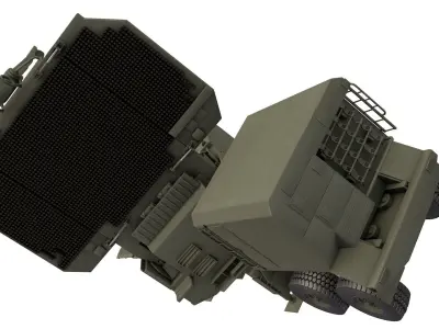  64N6E2 radar 3D model